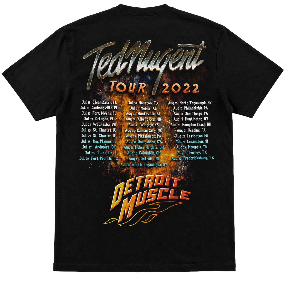Detroit Muscle Tour - T-Shirt