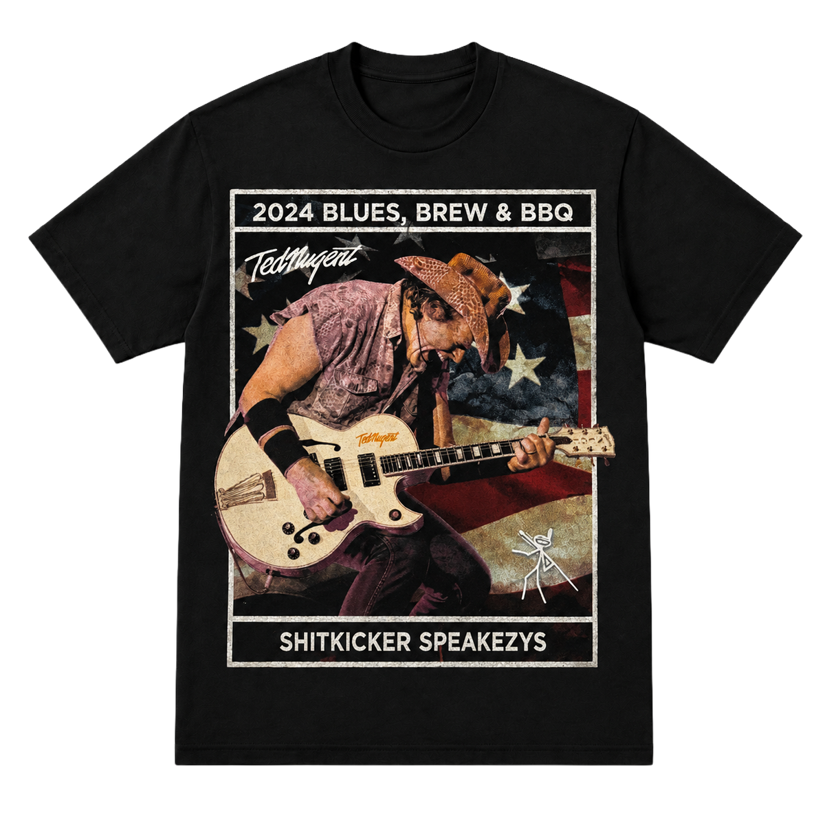 Blues, Brew & BBQ Shitkicker Speakezys - T-Shirt