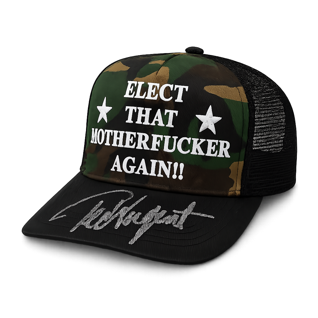 Elect That MF Again - Hat [Black-Camo/Autographed]