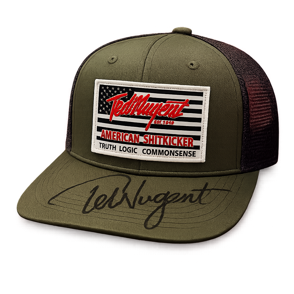 American Shitkicker - Hat [Green/Autographed]