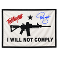 I Will Not Comply - Flag [Autographed]