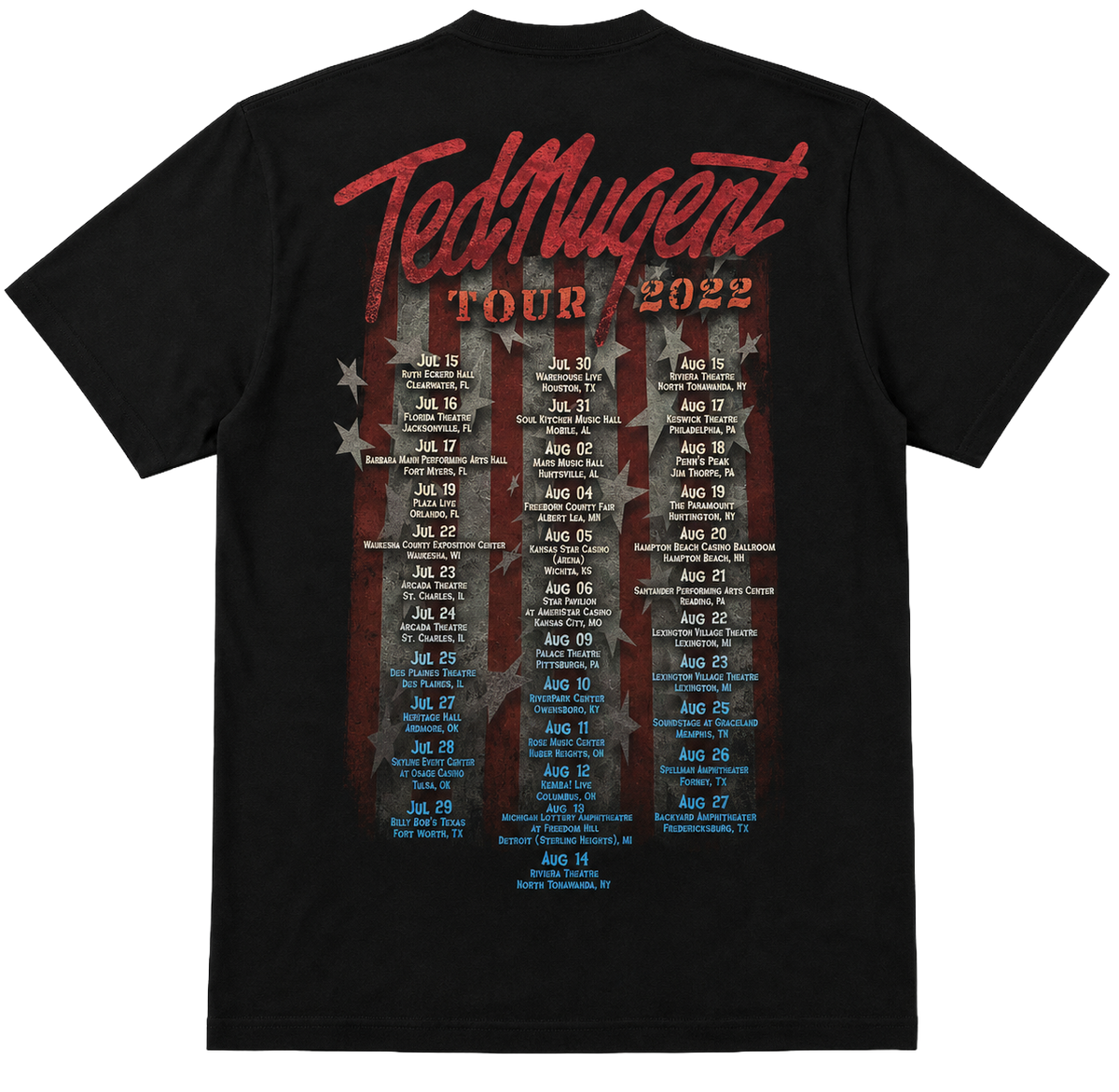 TN American Rock & Roll 2022 Tour - T-Shirt